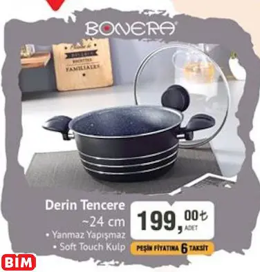 BONERA DERİN TENCERE ~24 CM BONERA DERİN TENCERE ~24 CM